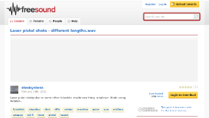 Freesound聲音庫：Laser pistol shots - different lengths.wav-資源代表圖