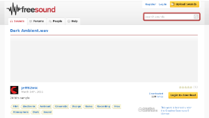 Freesound聲音庫：Dark Ambient.wav