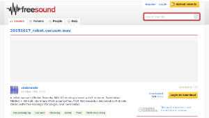 Freesound聲音庫：20151017_robot.vacuum.wav