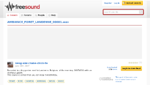 Freesound聲音庫：AMBIANCE_FORET_LANDENNE_00001.wav-資源代表圖