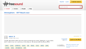 Freesound聲音庫：EXT Beach.wav-資源代表圖