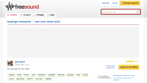 Freesound聲音庫：see you soon.wav-資源代表圖