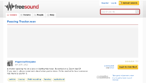 Freesound聲音庫：Passing Tractor.wav-資源代表圖