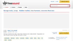 Freesound聲音庫：Rubber mallet, claw hammer, concrete floor.wav-資源代表圖