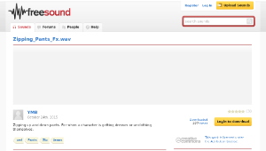 Freesound聲音庫：Zipping_Pants_Fx.wav