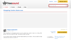 Freesound聲音庫：Shopping Centre Alarm.wav-資源代表圖