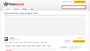 Freesound聲音庫：Canarian_Bird_In_Cage_Singing_2.wav-資源代表圖