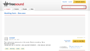 Freesound聲音庫：Hunting horn - Duo.wav縮圖