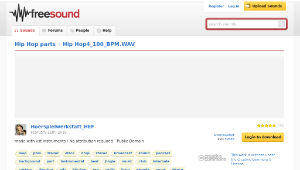 Freesound聲音庫：Hip Hop4_100_BPM.WAV-資源代表圖