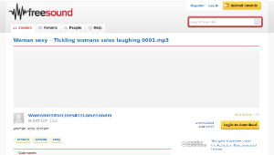 Freesound聲音庫：Tickling womans soles laughing 0001.mp3-資源代表圖