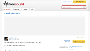 Freesound聲音庫：Splash bathroom縮圖