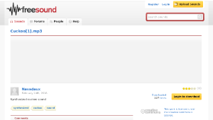 Freesound聲音庫：Cuckoo[1].mp3-資源代表圖