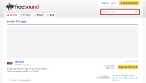 Freesound聲音庫：weird FX.wav縮圖