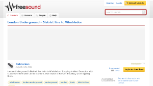 Freesound聲音庫：London Underground - District line to Wimbledon縮圖