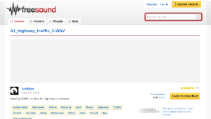 Freesound聲音庫：A1_highway_traffic_2.WAV