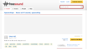 Freesound聲音庫：Bass sci-fi sound, spaceship.-資源代表圖