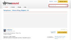 Freesound聲音庫：Phone Ring, Digital, #4-資源代表圖