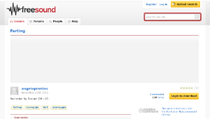 Freesound聲音庫：Farting