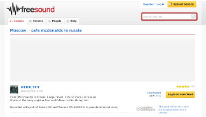 Freesound聲音庫：cafe mcdonalds in russia-資源代表圖