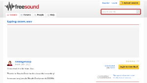 Freesound聲音庫：typing-zoom.wav-資源代表圖