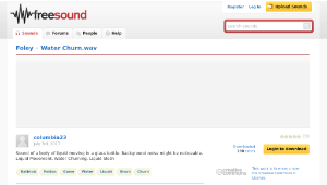 Freesound聲音庫：Water Churn.wav-資源代表圖