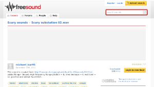 Freesound聲音庫：Scary substation 02.wav-資源代表圖