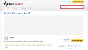 Freesound聲音庫：taxiride-door, engine, go.mp3-資源代表圖