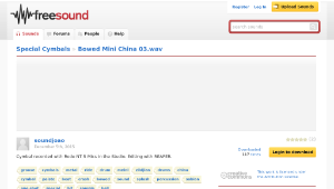 Freesound聲音庫：Bowed Mini China 03.wav-資源代表圖