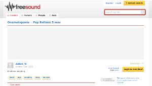 Freesound聲音庫：Pop Balloon 5.wav-資源代表圖