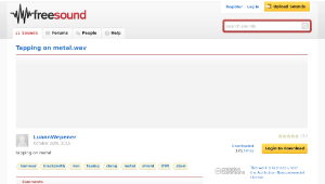 Freesound聲音庫：Tapping on metal.wav-資源代表圖