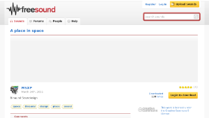 Freesound聲音庫：A place in space-資源代表圖