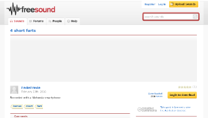 Freesound聲音庫：4 short farts-資源代表圖