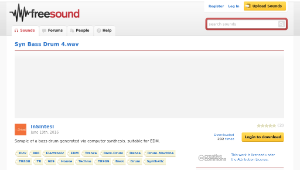 Freesound聲音庫：Syn Bass Drum 4.wav-資源代表圖