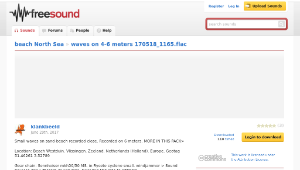 Freesound聲音庫：waves on 4-6 meters 170518_1165.flac-資源代表圖