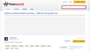 Freesound聲音庫：SDR_Recording_002.wav