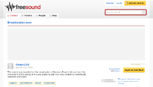 Freesound聲音庫：Breakwater.wav-資源代表圖