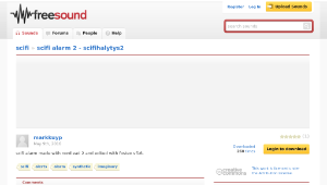 Freesound聲音庫：scifi alarm 2 - scifihalytys2-資源代表圖