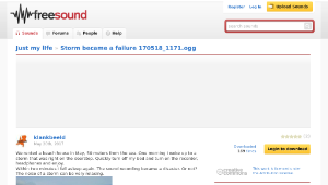 Freesound聲音庫：Storm became a failure 170518_1171.ogg-資源代表圖