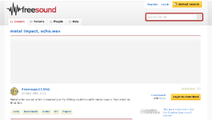 Freesound聲音庫：metal impact, echo.wav縮圖