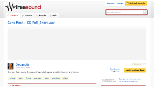 Freesound聲音庫：CG_Full_Short.wav