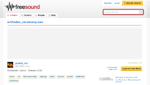 Freesound聲音庫：orthodox_ceremony.wav