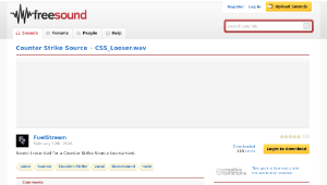 Freesound聲音庫：CSS_Looser.wav