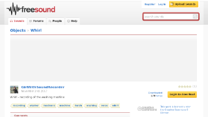 Freesound聲音庫：Whirl