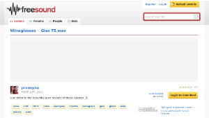 Freesound聲音庫：Glas T5.wav
