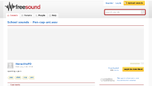 Freesound聲音庫：Pen-cap-uni.wav-資源代表圖