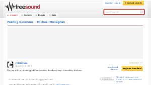 Freesound聲音庫：Michael Monaghan