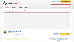 Freesound聲音庫：Supermarket Cashier-資源代表圖