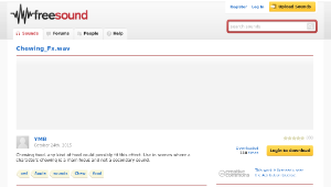 Freesound聲音庫：Chewing_Fx.wav