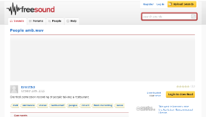 Freesound聲音庫：People amb.wav縮圖