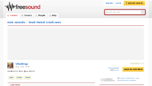 Freesound聲音庫：loud metal crash.wav縮圖